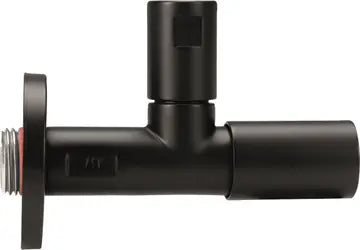 Cara Black Design-Eckventil kurze Ausf. selbstdichtend 1/2" x 10mm, matt schwarz