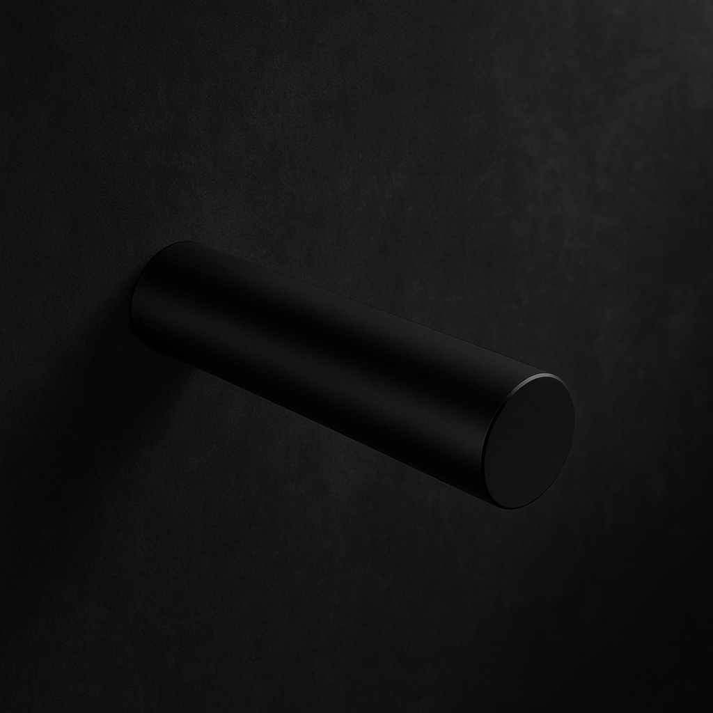 Noir et Neige – Reservepapierrollenhalter, matt schwarz