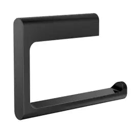 Noir et Neige – Toilettenpapierhalter ohne Deckel, matt schwarz