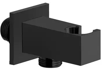 Cara Black Wandauslassbogen, eckig, mit Brausehalter