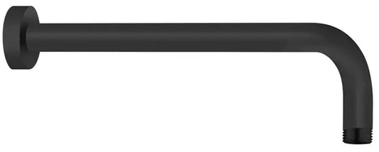 Cara Black Wandarm für Kopfbrause 1/2" rund Ausladung: 400mm matt schwarz
